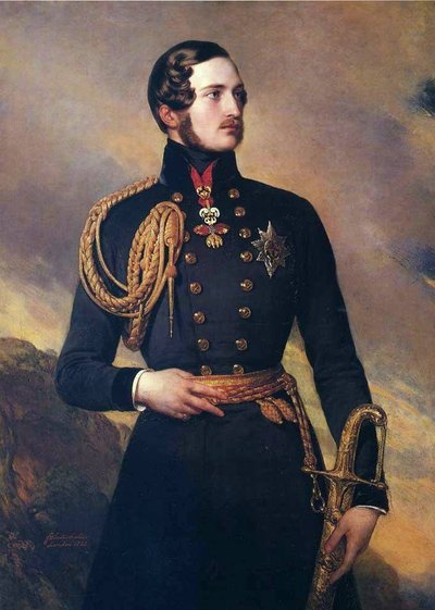 Prince Albert of Saxe-Coburg and Gotha wearing the Golden Fleece by Franz Xaver Winterhalter